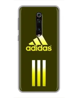 Чехол для Xiaomi Redmi K20 с картинкой «Оливковый градиент Adidas»