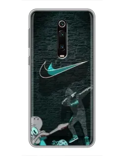 Чехол для Xiaomi Redmi K20 с картинкой «Спортивный арт Nike»