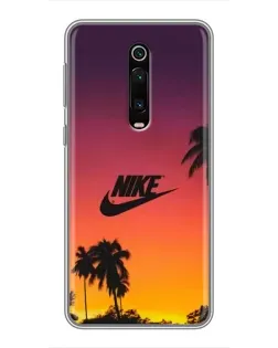Чехол для Xiaomi Redmi K20 с картинкой «Nike на закате солнца»