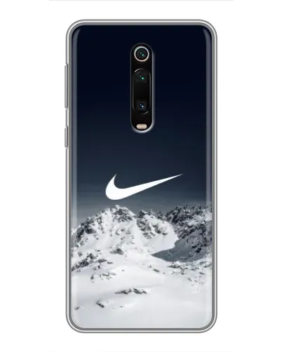 Чехол для Xiaomi Redmi K20 с картинкой «Nike — зимние горы» Чехол для Xiaomi Redmi K20 с картинкой «Nike — зимние горы»