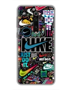 Чохол для Xiaomi Redmi K20 з картинкою «Яскравий колаж Nike»