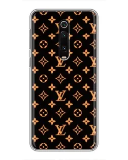 Чехол для Xiaomi Redmi K20 с картинкой «Золотая монограмма LV»