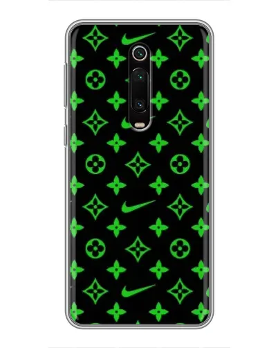 Чехол для Xiaomi Redmi K20 с картинкой «Неоновый принт LV»