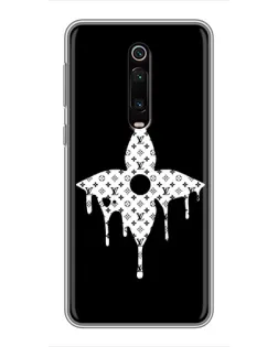 Чехол для Xiaomi Redmi K20 с картинкой «Цветочная монограмма»