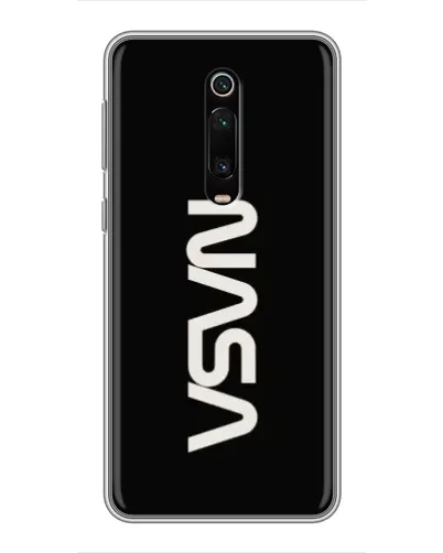 Чехол для Xiaomi Redmi K20 с картинкой «NASA — вертикальный логотип»
