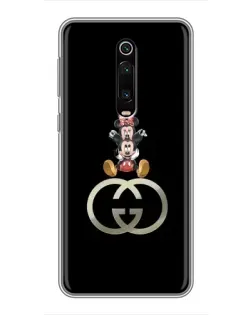 Чехол для Xiaomi Redmi K20 с картинкой «Минни Маус на лого»