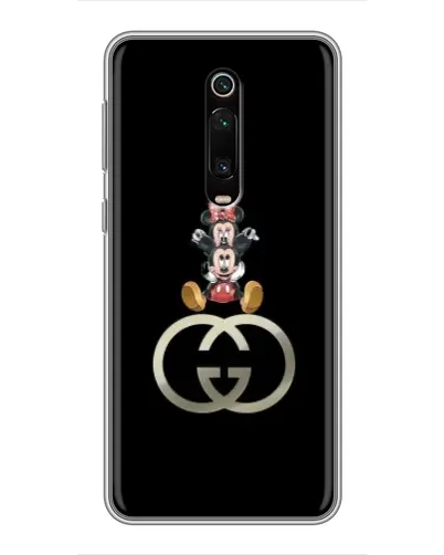 Чехол для Xiaomi Redmi K20 с картинкой «Минни Маус на лого»