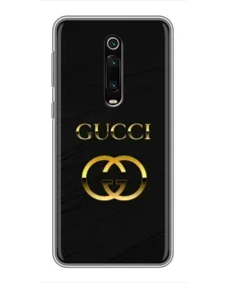 Чехол для Xiaomi Redmi K20 с картинкой «Золотой логотип Gucci»