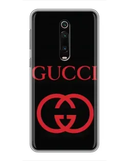 Чехол для Xiaomi Redmi K20 с картинкой «Gucci — красный логотип»