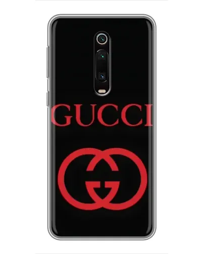 Чехол для Xiaomi Redmi K20 с картинкой «Gucci — красный логотип»