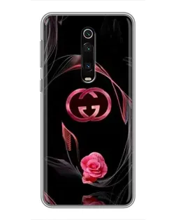 Чехол для Xiaomi Redmi K20 с картинкой «Gucci — неоновая роза»