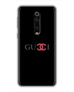 Чехол для Xiaomi Redmi K20 с картинкой «Gucci — красный градиент»