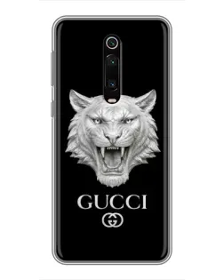 Чохол для Xiaomi Redmi K20 з картинкою «Gucci — срібний лев» Чохол для Xiaomi Redmi K20 з картинкою «Gucci — срібний лев»