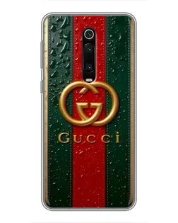 Чохол для Xiaomi Redmi K20 з картинкою «Gucci — фірмова смуга та золото» Чохол для Xiaomi Redmi K20 з картинкою «Gucci — фірмова смуга та золото»