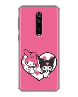 Чехол для Xiaomi Redmi K20 с картинкой «Kuromi и My Melody»