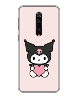 Чехол для Xiaomi Redmi K20 с картинкой «Kuromi и сердце»