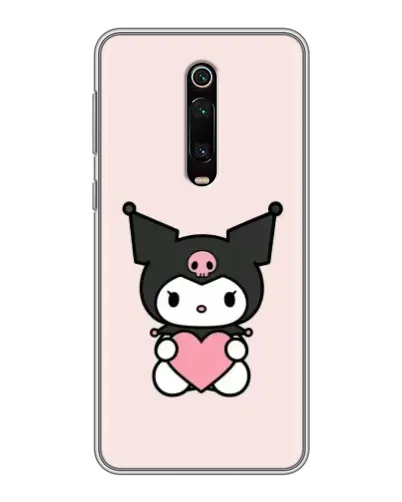 Чехол для Xiaomi Redmi K20 с картинкой «Kuromi и сердце»