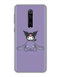 Чехол для Xiaomi Redmi K20 с картинкой «Kuromi на лиловом фоне»