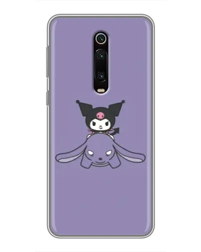 Чехол для Xiaomi Redmi K20 с картинкой «Kuromi на лиловом фоне»