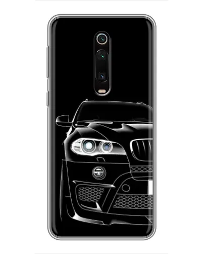 Чехол для Xiaomi Redmi K20 с картинкой «Темный силуэт BMW»