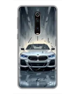Чехол для Xiaomi Redmi K20 с картинкой «BMW в свете фар»