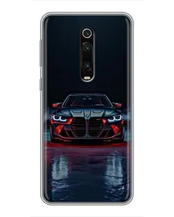 Чехол для Xiaomi Redmi K20 с картинкой «BMW на мокрой дороге»