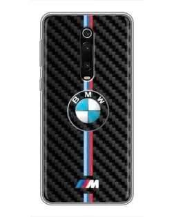 Чехол для Xiaomi Redmi K20 с картинкой «Эмблема BMW и карбон»