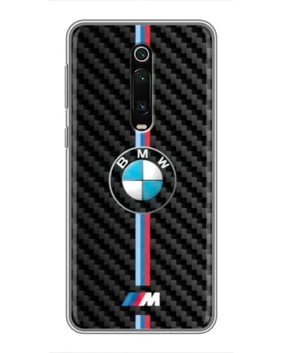 Чехол для Xiaomi Redmi K20 с картинкой «Эмблема BMW и карбон»