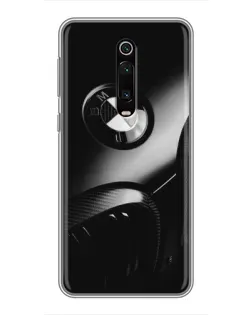 Чехол для Xiaomi Redmi K20 с картинкой «Эмблема BMW — макро»