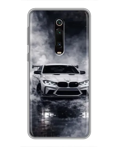 Чехол для Xiaomi Redmi K20 с картинкой «BMW сквозь туман»