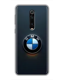 Чехол для Xiaomi Redmi K20 с картинкой «Логотип BMW — минимализм»