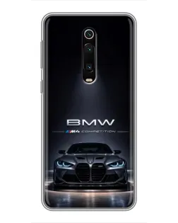 Чохол для Xiaomi Redmi K20 з картинкою «BMW крізь нічне місто»