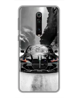 Чохол для Xiaomi Redmi K20 з картинкою «BMW — акварельний дрифт»