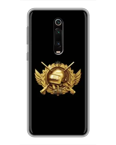 Чехол для Xiaomi Redmi K20 с картинкой «PUBG — оранжевый градиент»