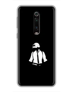 Чехол для Xiaomi Redmi K20 с картинкой «PUBG — белый шлем»
