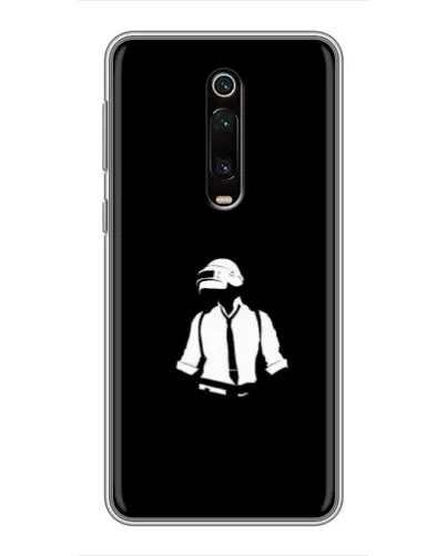 Чехол для Xiaomi Redmi K20 с картинкой «PUBG — белый шлем»