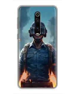 Чехол для Xiaomi Redmi K20 с картинкой «PUBG — реалистичный герой»