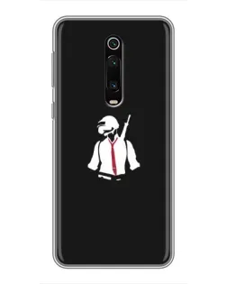 Чехол для Xiaomi Redmi K20 с картинкой «PUBG — силуэт воина»