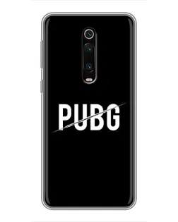 Чехол для Xiaomi Redmi K20 с картинкой «PUBG — белый логотип»