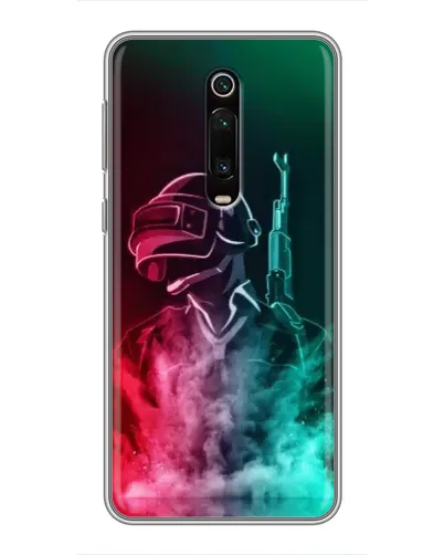 Чехол для Xiaomi Redmi K20 с картинкой «PUBG — огненный воин»