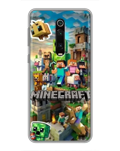 Чехол для Xiaomi Redmi K20 с картинкой «Замок Minecraft»