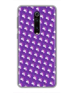 Чехол для Xiaomi Redmi K20 с картинкой «Единороги на фиолетовом»
