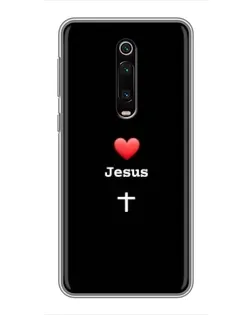 Чехол для Xiaomi Redmi K20 с картинкой «Сердце - Jesus» Чехол для Xiaomi Redmi K20 с картинкой «Сердце - Jesus»