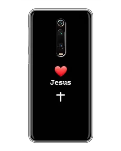 Чехол для Xiaomi Redmi K20 с картинкой «Сердце - Jesus»