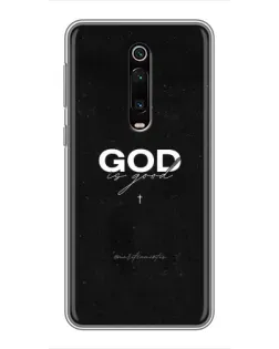 Чехол для Xiaomi Redmi K20 с картинкой «GOD — Бог над всем»