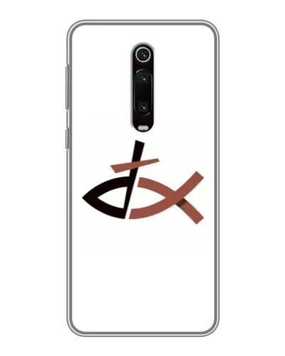 Чехол для Xiaomi Redmi K20 с картинкой «Рыба и крест»