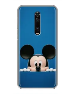 Чехол для Xiaomi Redmi K20 с картинкой «Микки выглядывает»