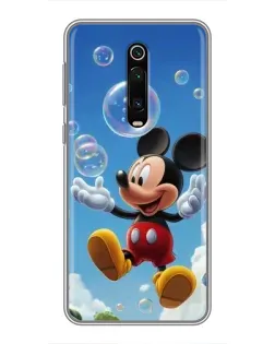 Чехол для Xiaomi Redmi K20 с картинкой «Mickey и мыльные пузыри»