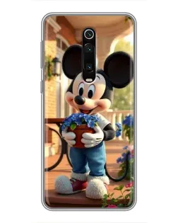 Чехол для Xiaomi Redmi K20 с картинкой «Микки садовод»