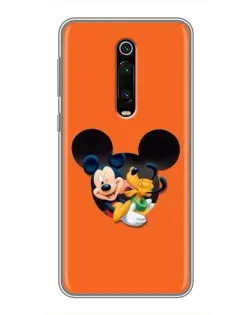 Чехол для Xiaomi Redmi K20 с картинкой «Сердце Микки Минни»
